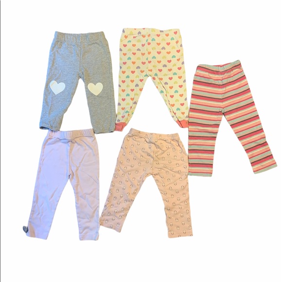 Baby Girl Pants 18 M- 12 pairs Shorts 18 M- 1 pair - Picture 4 of 8